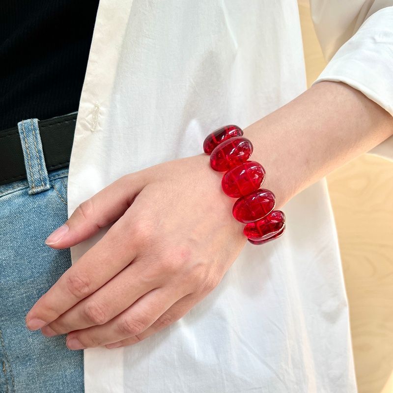 Браслет пластина янтарь