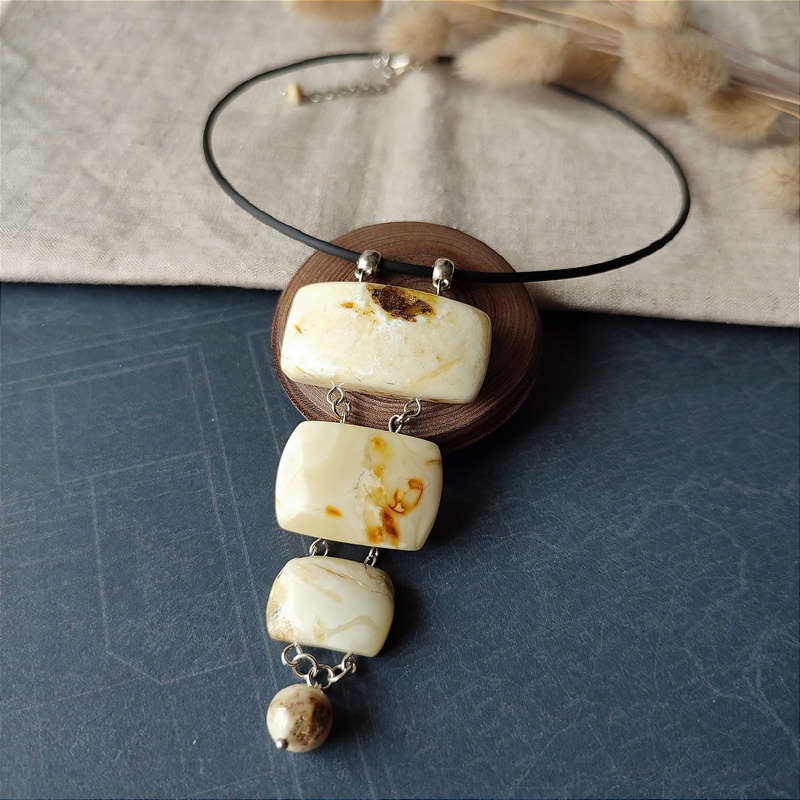 Колье "Хлоя" Янтарь