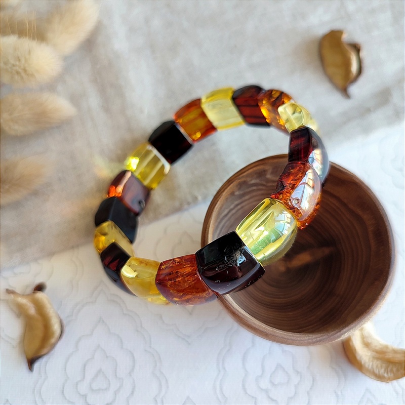 Браслет пласт. янтарь 3501119513 (4)