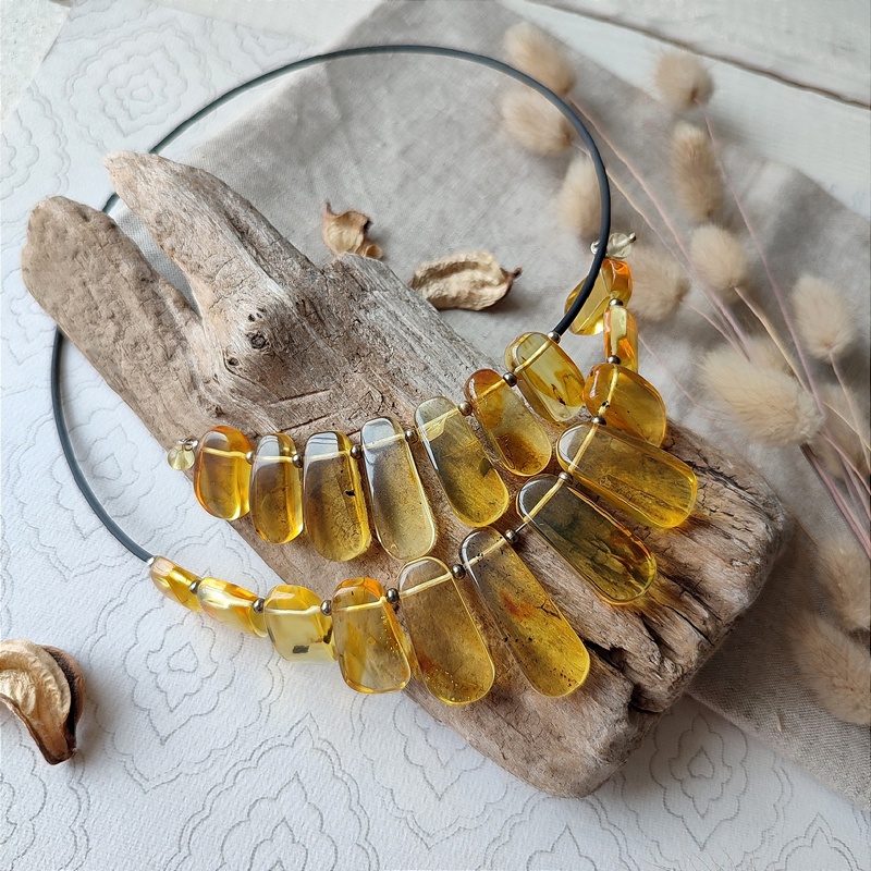 Колье Янтарь 7402209474 (2)