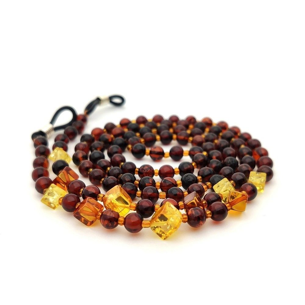 2,Шнурок для очков, янтарь