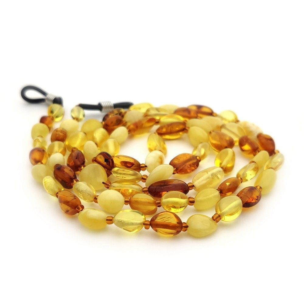 1,Шнурок для очков, янтарь