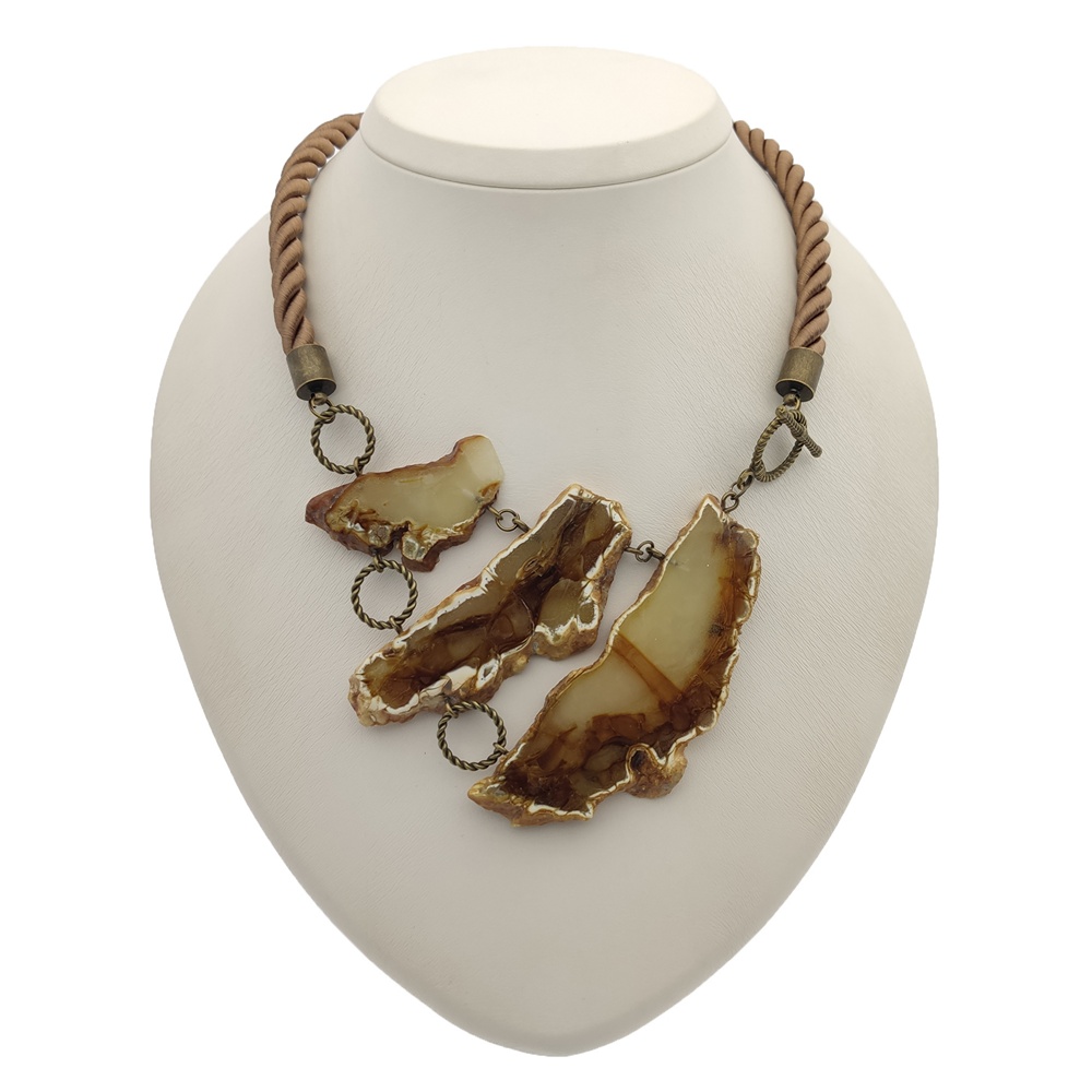 Колье авторское Янтарь а7506300052