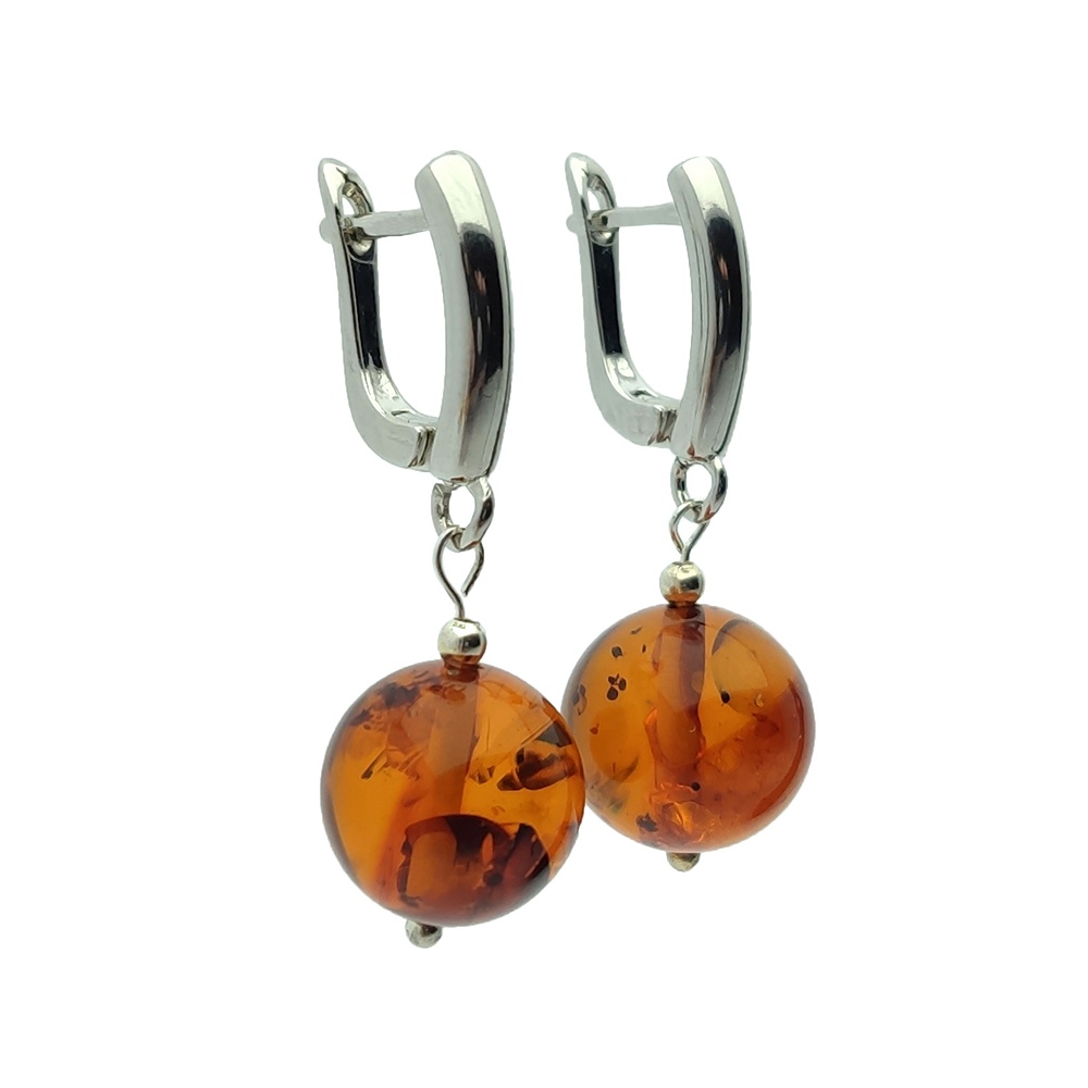 Серьги, Янтарь,ПСР 2103205365-2
