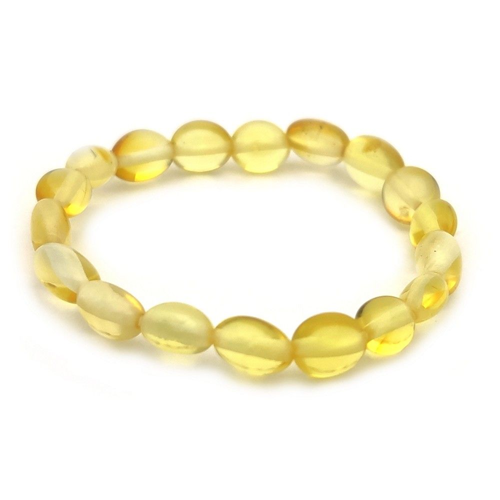 Браслет "Сливка" янтарь