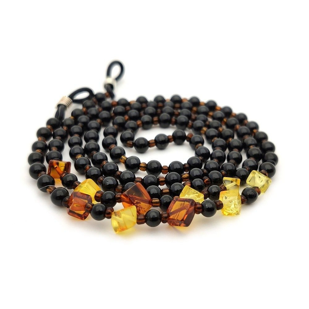 2,Шнурок для очков, янтарь