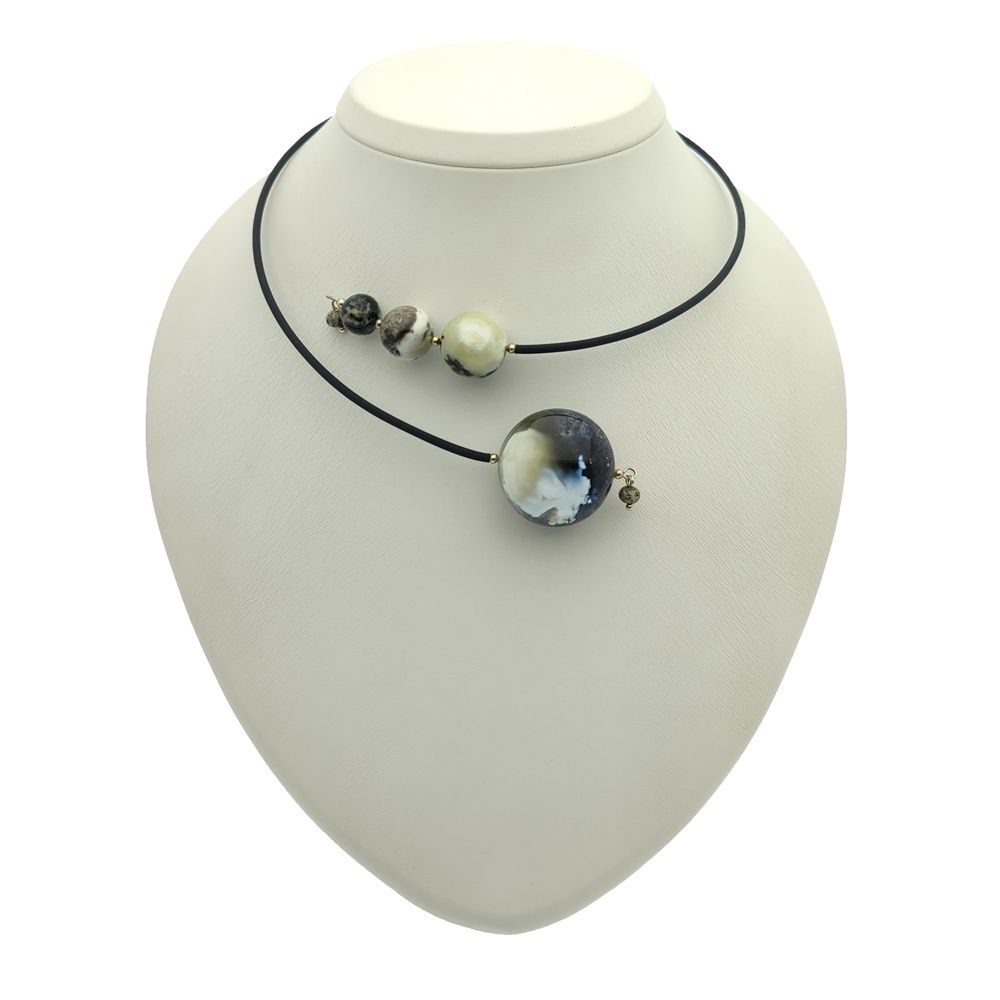 Колье "Космос" Янтарь