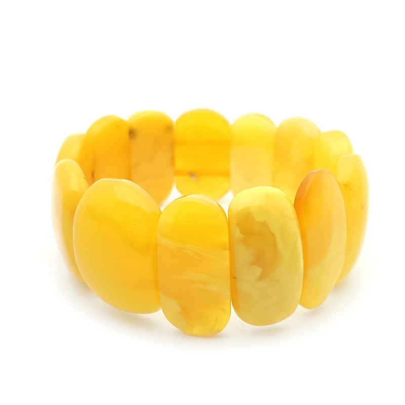 Браслет пласт. янтарь 33119474