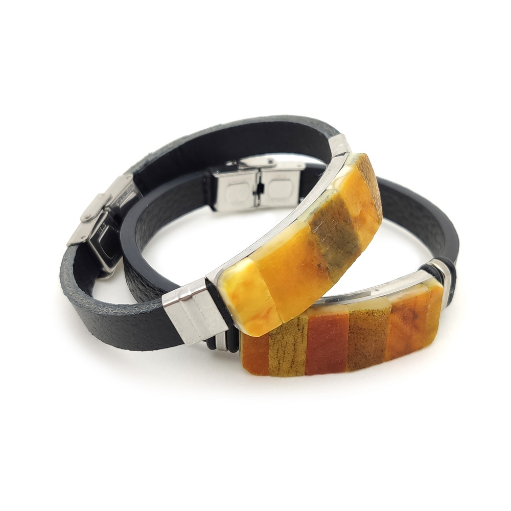 Браслет на кож. ремешке