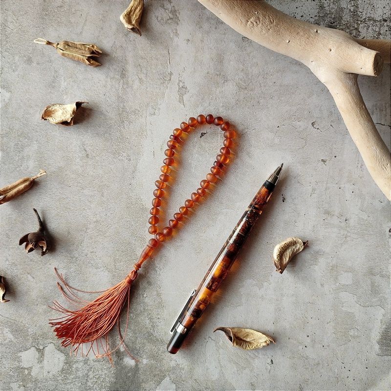 Четки мусульманские янтарь