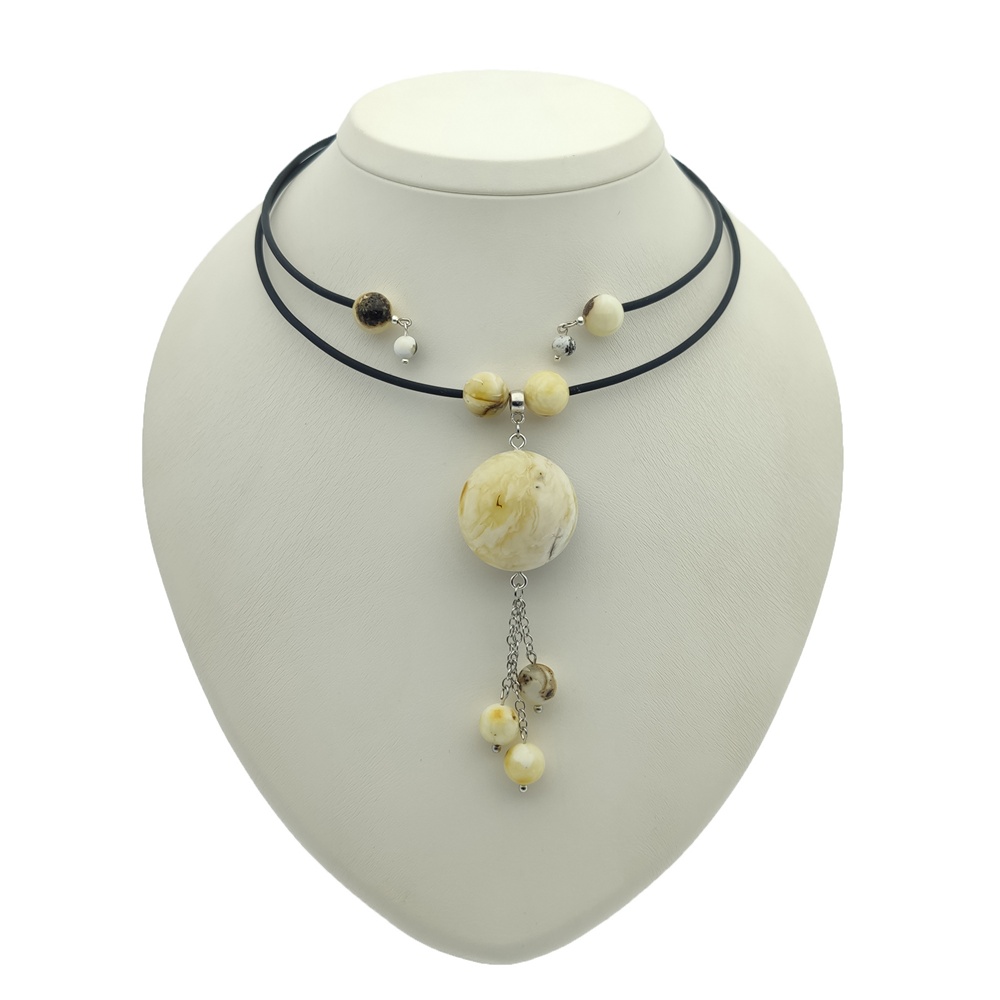 Колье "Космос" Янтарь