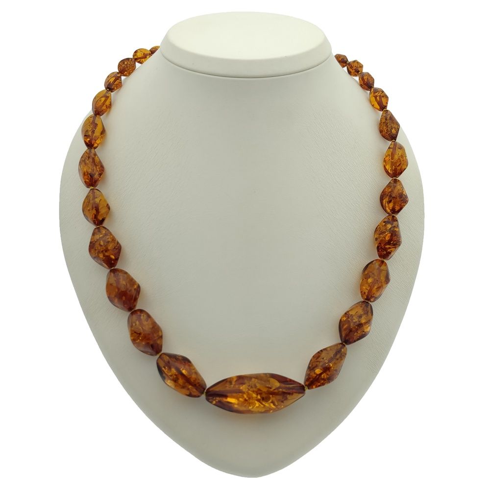 Бусы "Елена" из янтаря