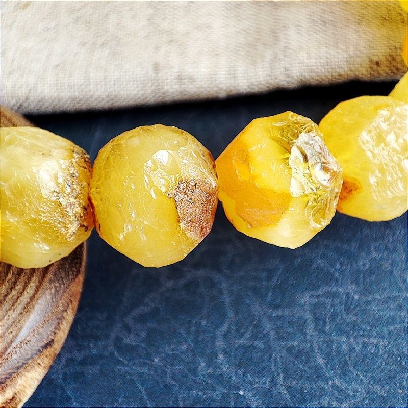 Браслет "Кусанка" янтарь