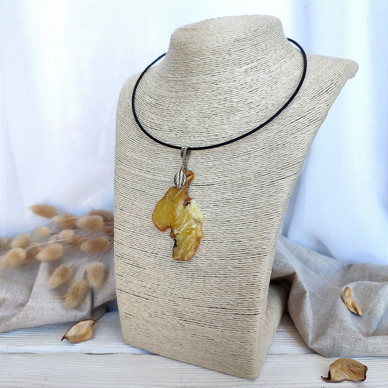 Колье янтарь 7301214077 (7)