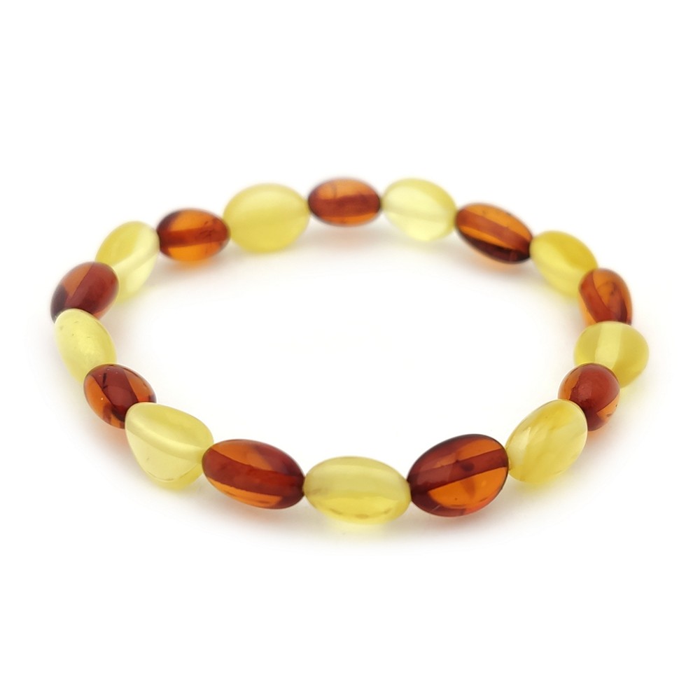 Браслет детский янтарь