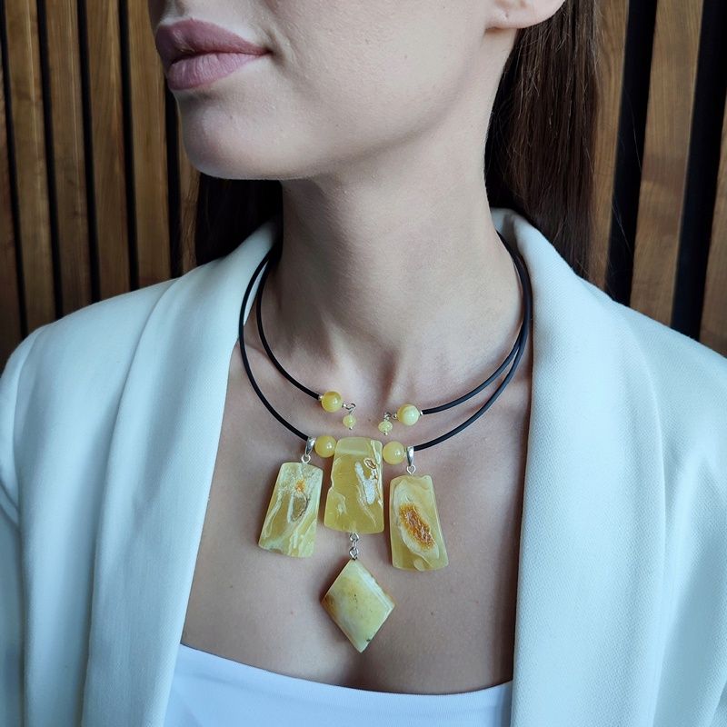 Колье "Хлоя" Янтарь