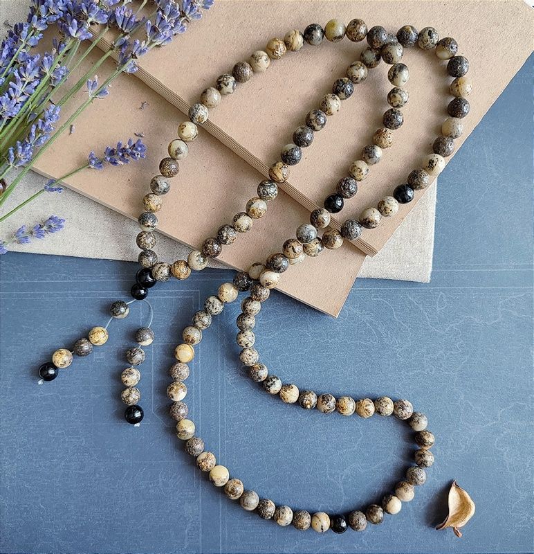 Четки буддийские янтарь