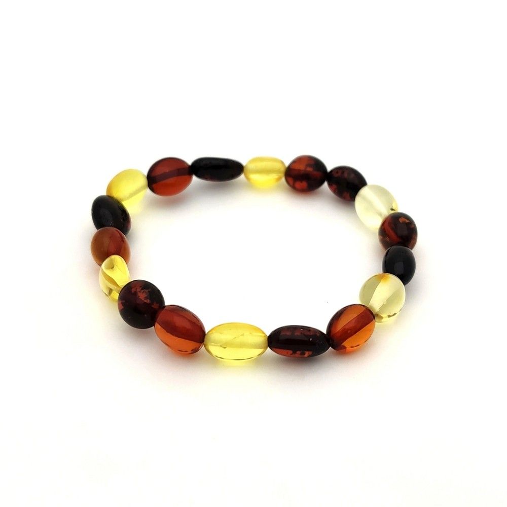 Браслет "Сливка" янтарь