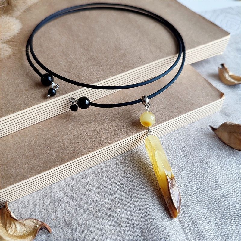 Колье "Италия" Янтарь