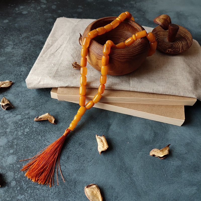 Четки мусульманские янтарь