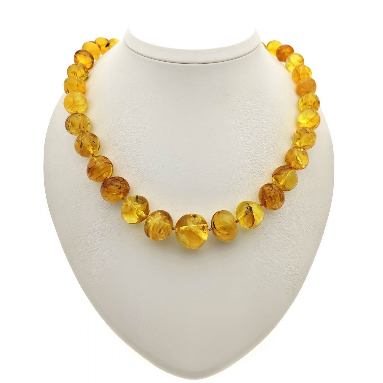 Бусы "Барок" янтарь