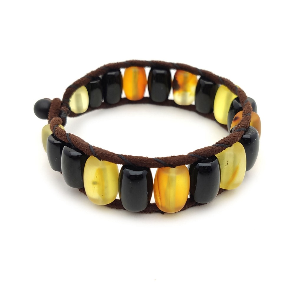 Браслет "Бочата" янтарь