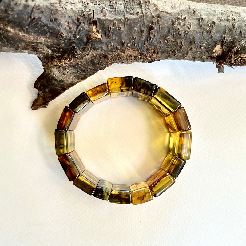 Браслет Муж. янтарь 3211119492-1