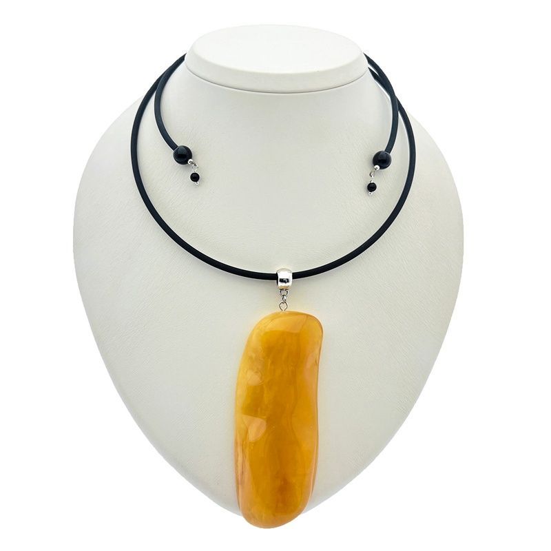 Колье "Ева" янтарь