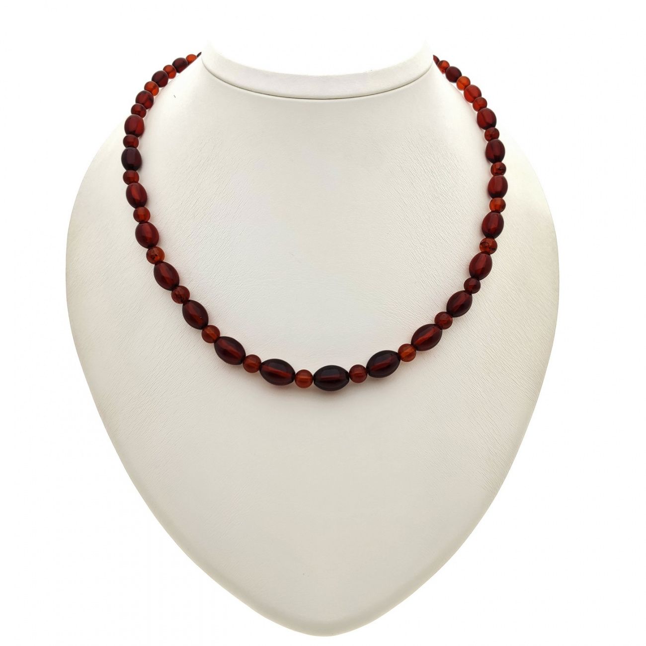 Бусы "Оливка" из янтаря