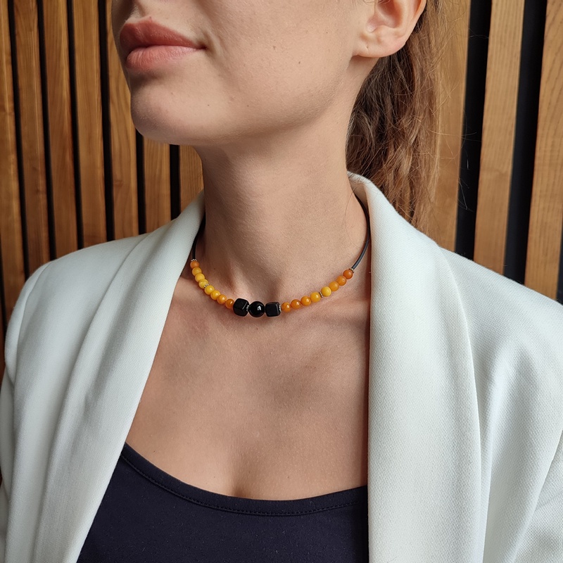 Колье Янтарь 750217730