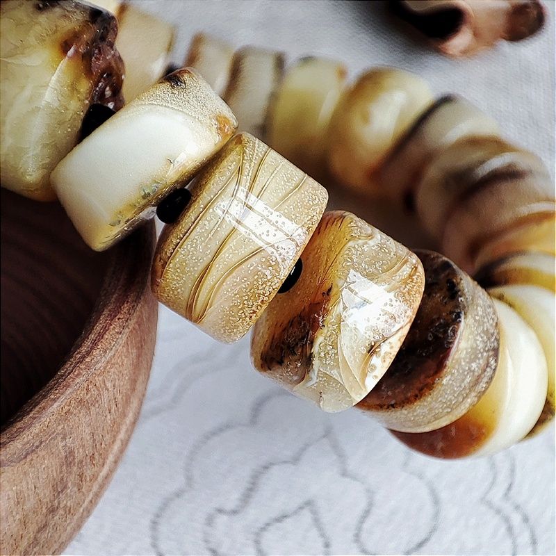 Браслет "Таблетка" янтарь