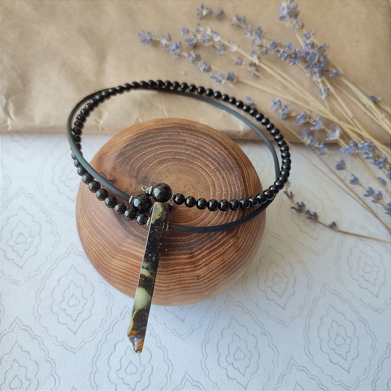 Колье "Италия" Янтарь