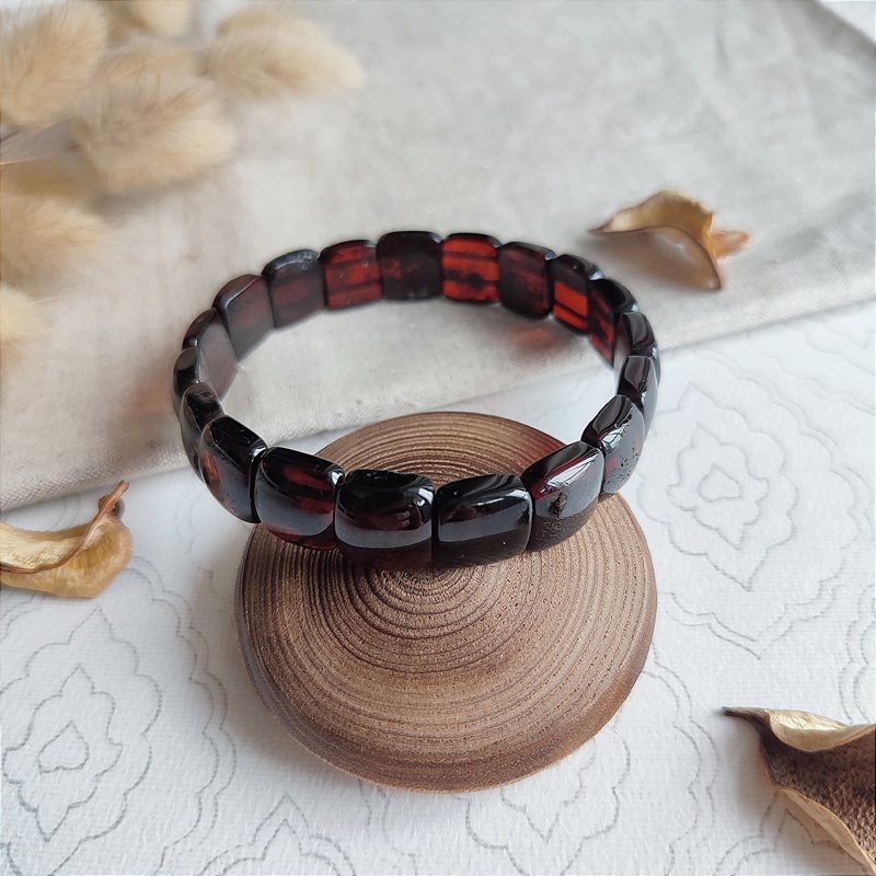 Браслет пластина янтарь 3001109515 (1)