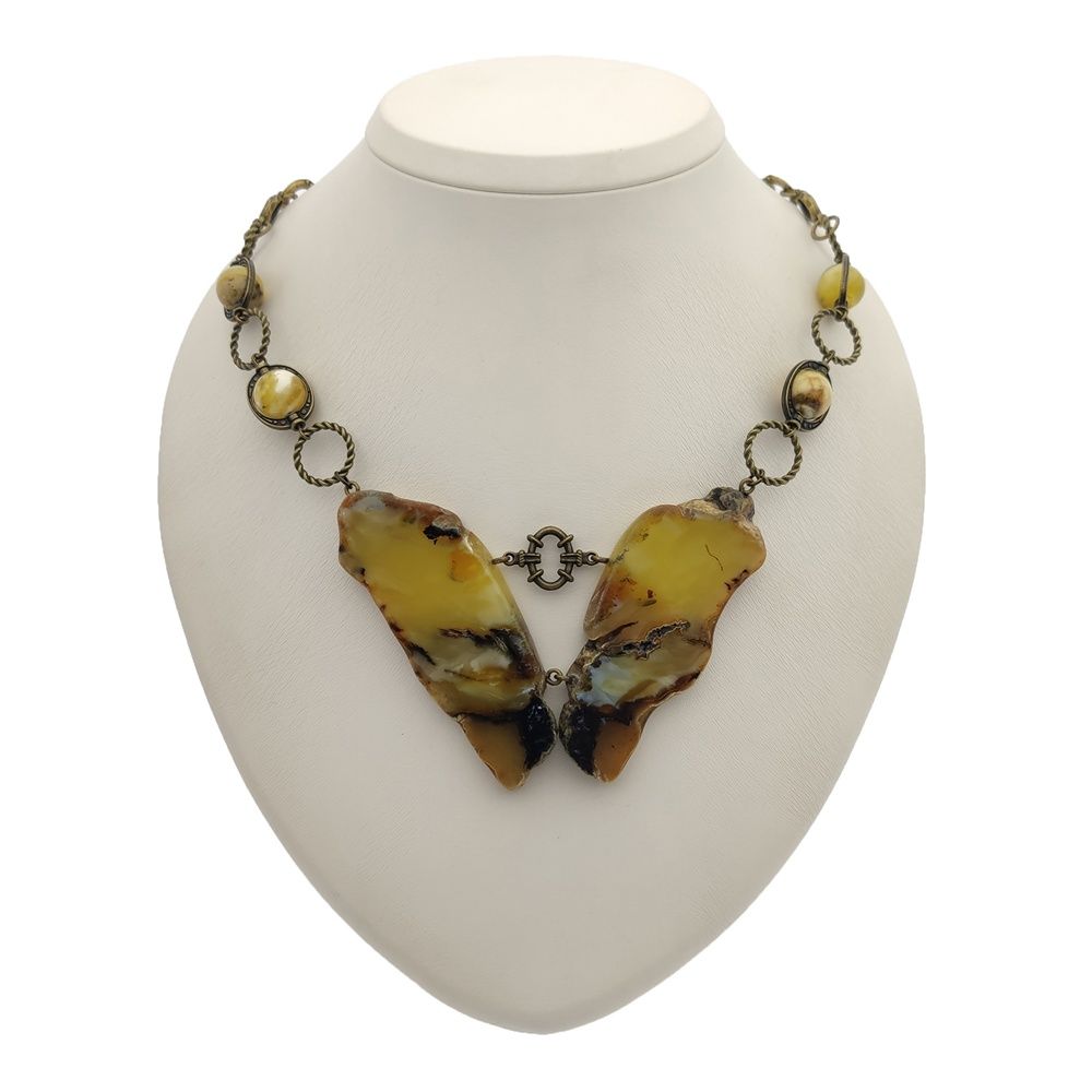 Колье авторское Янтарь