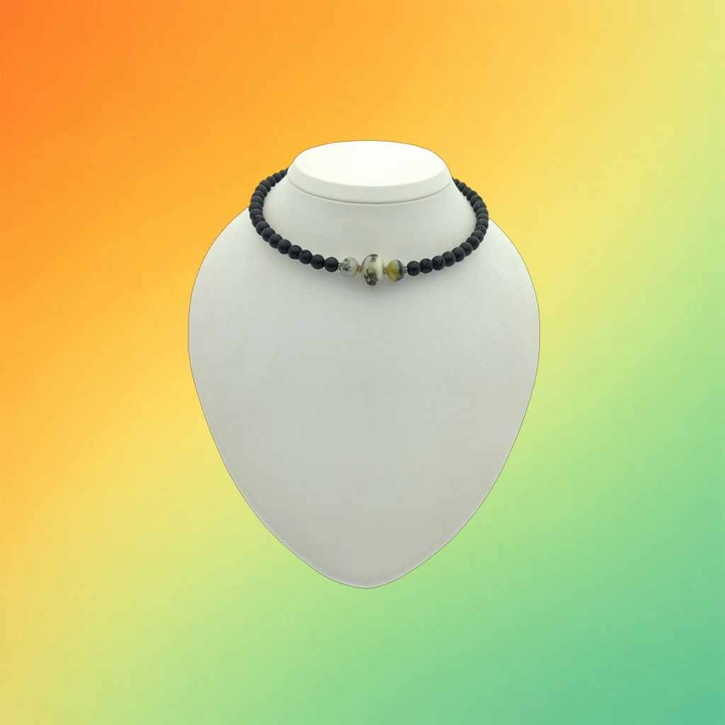 Чокеры янтарные