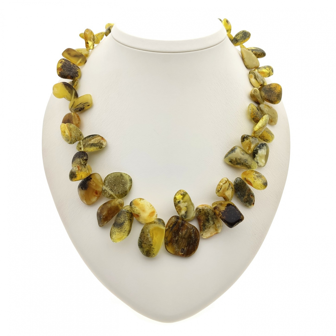 Бусы "Облепиха" янтарь