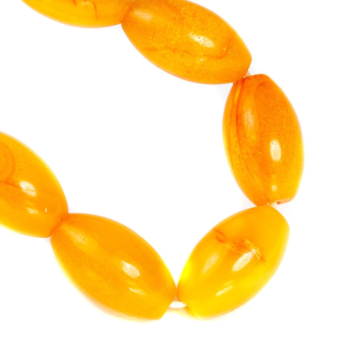 Браслет "Оливка" янтарь