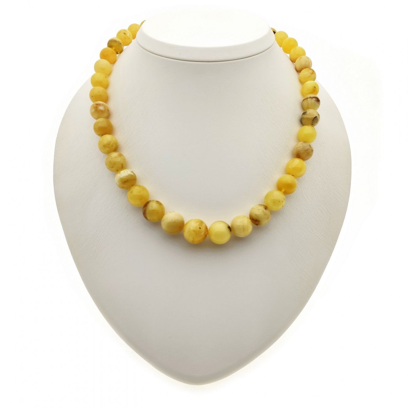 Бусы "Шар" из янтаря