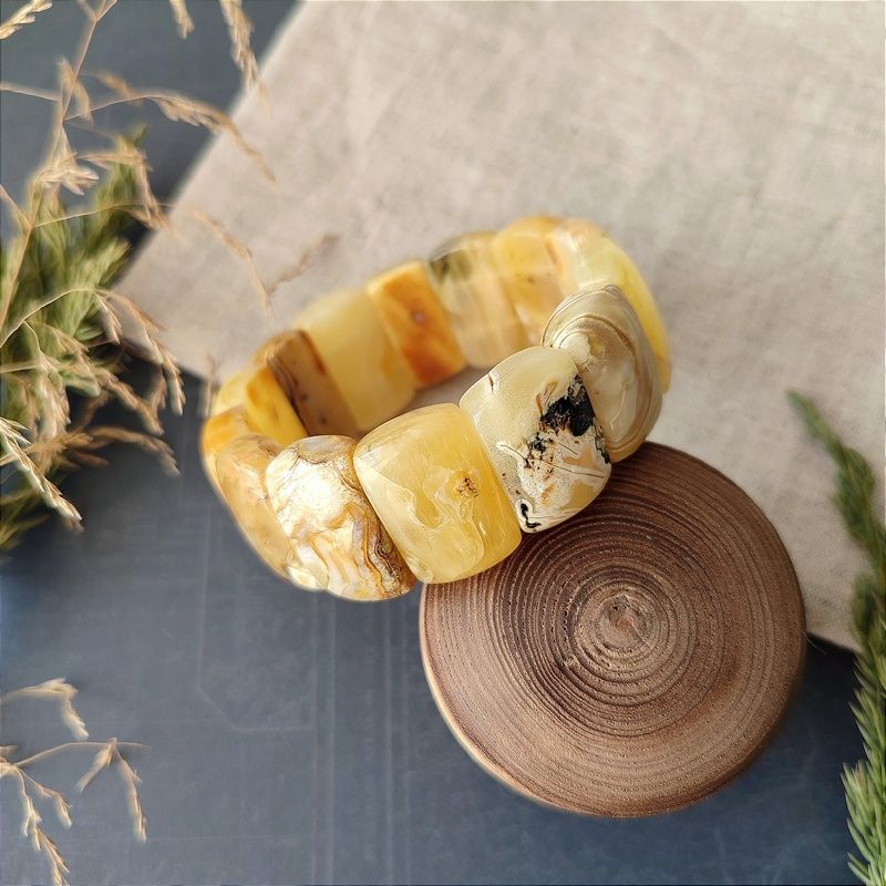 Браслет "Хлоя" янтарь