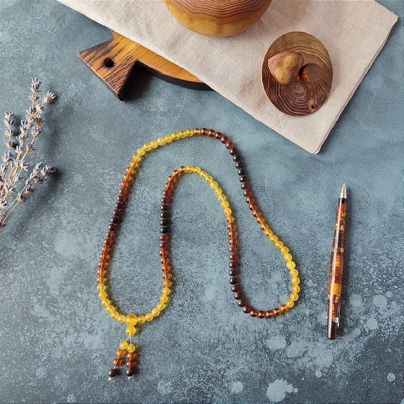 Четки будд. янтарь