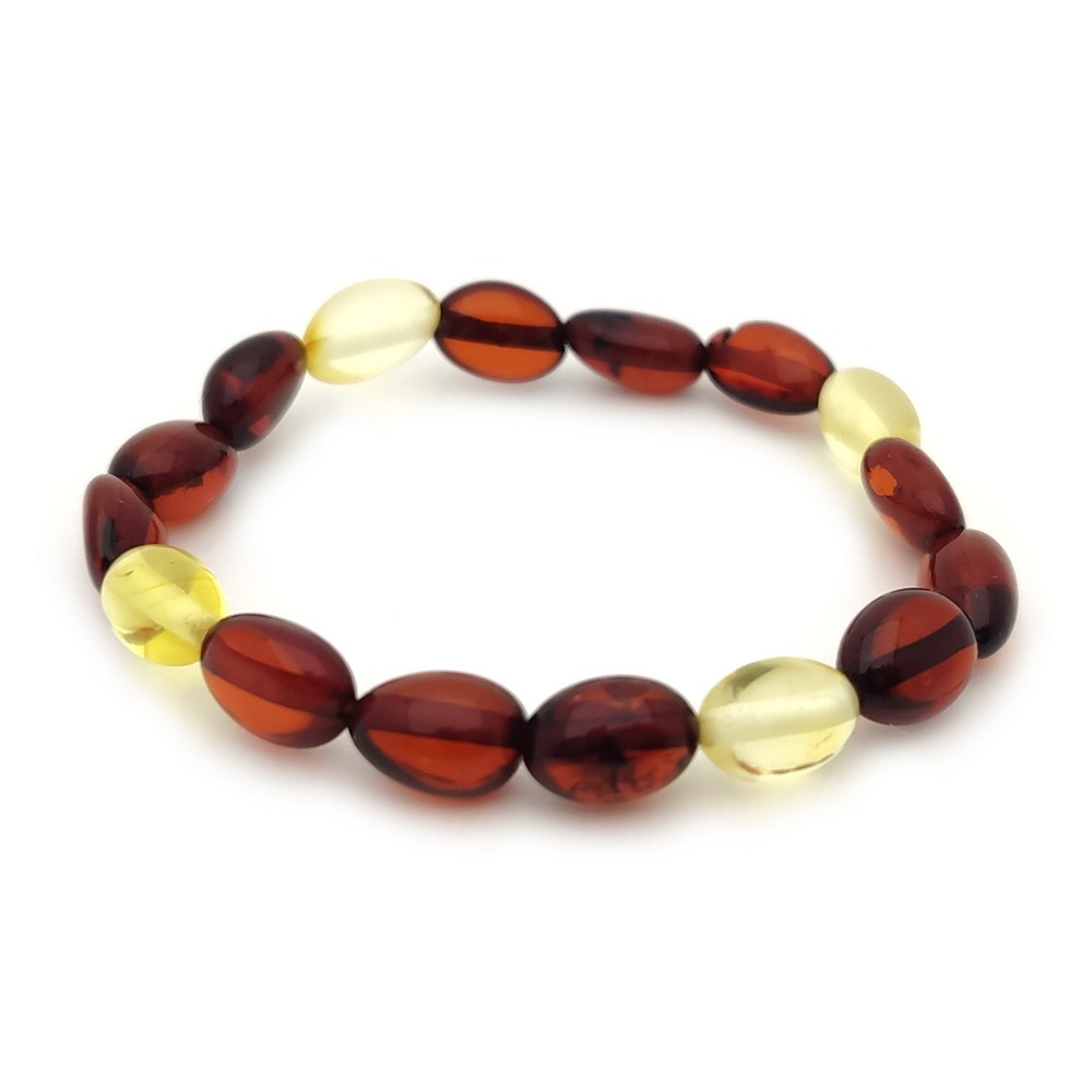 Браслет детский янтарь
