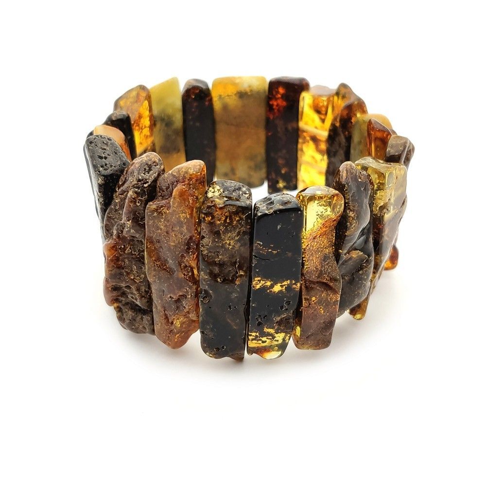 Браслет "Пластина" Янтарь