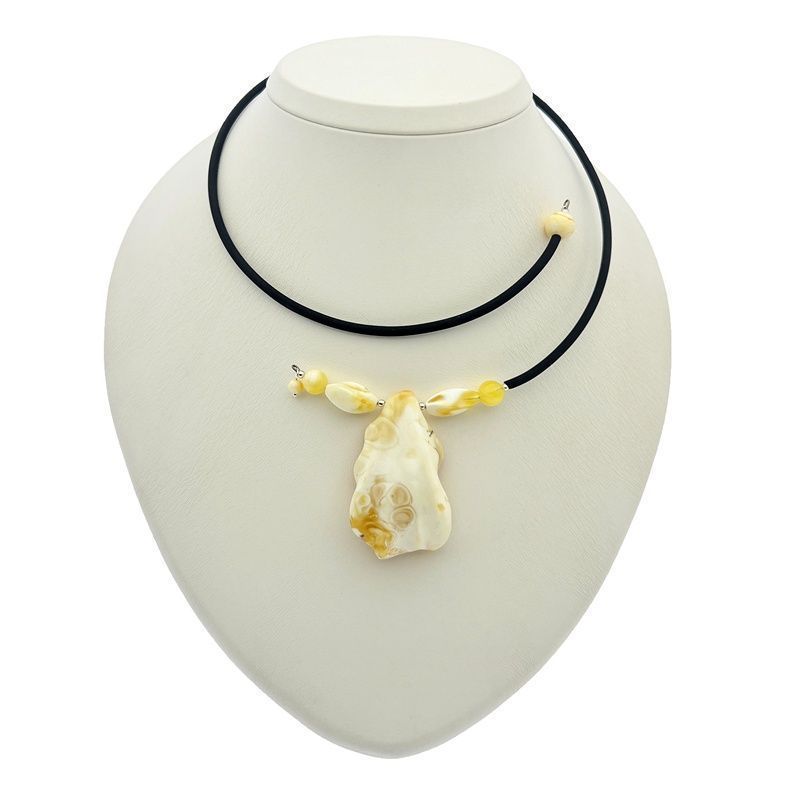 Колье "Ева" янтарь