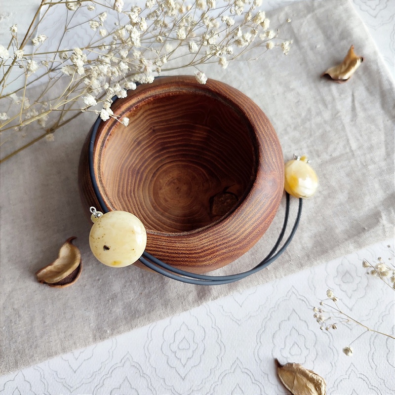 Колье "Космос" Янтарь