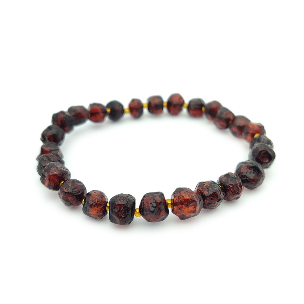 Браслет "Кусанка" янтарь