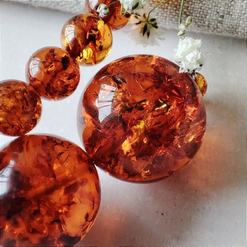 Колье "Италия" Янтарь