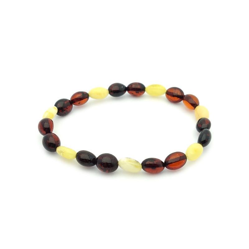 Браслет детский янтарь 3501109975