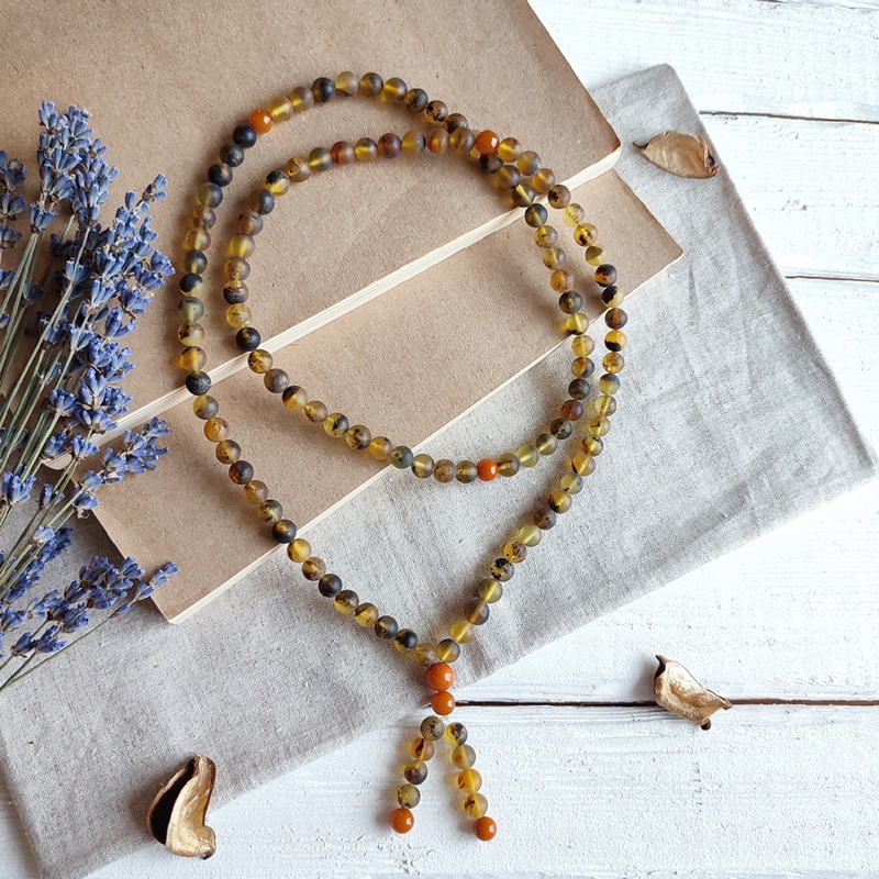 Четки будддийские янтарь 9206100234 (4)