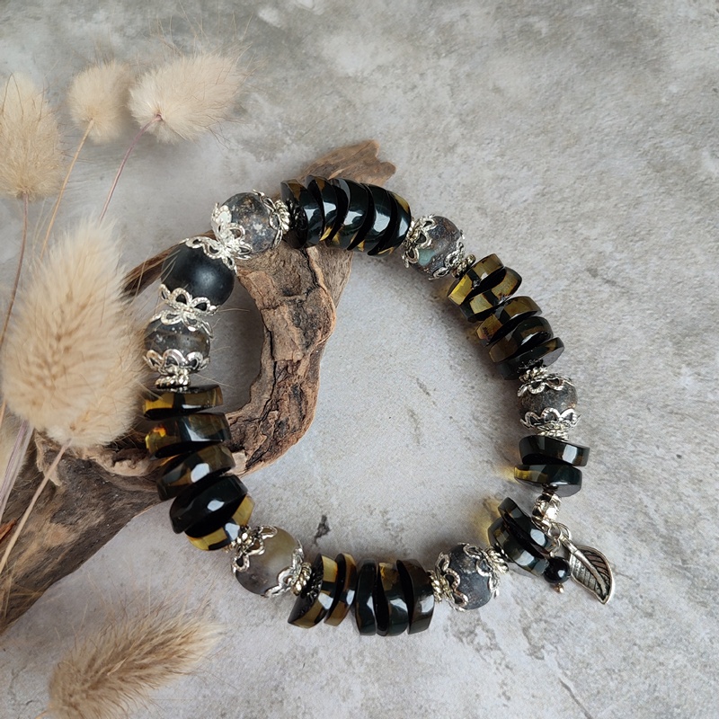 Браслет "Фантазия" янтарь