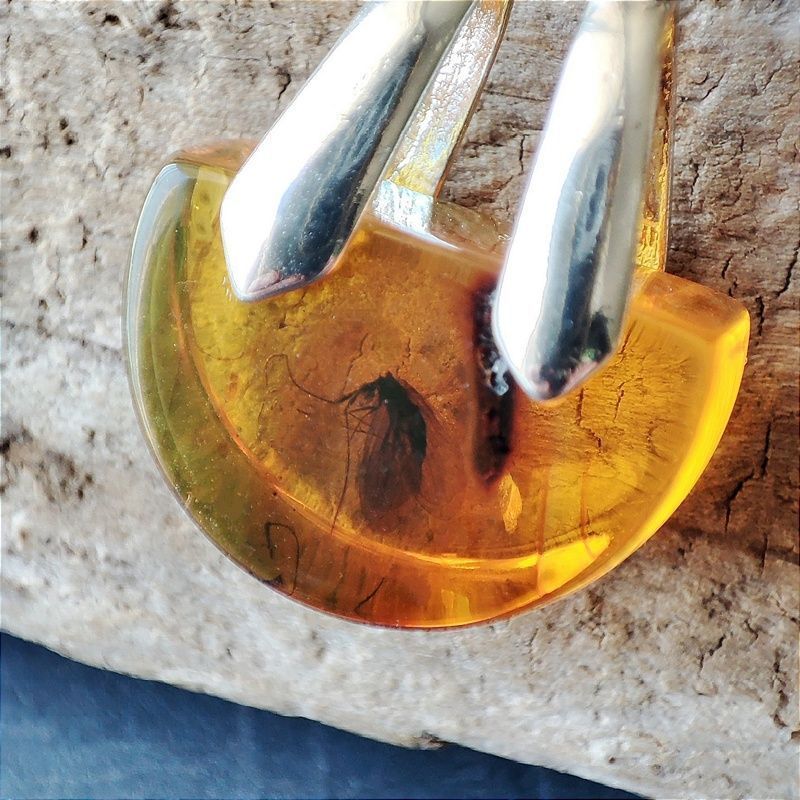 Колье Янтарь Инклюз